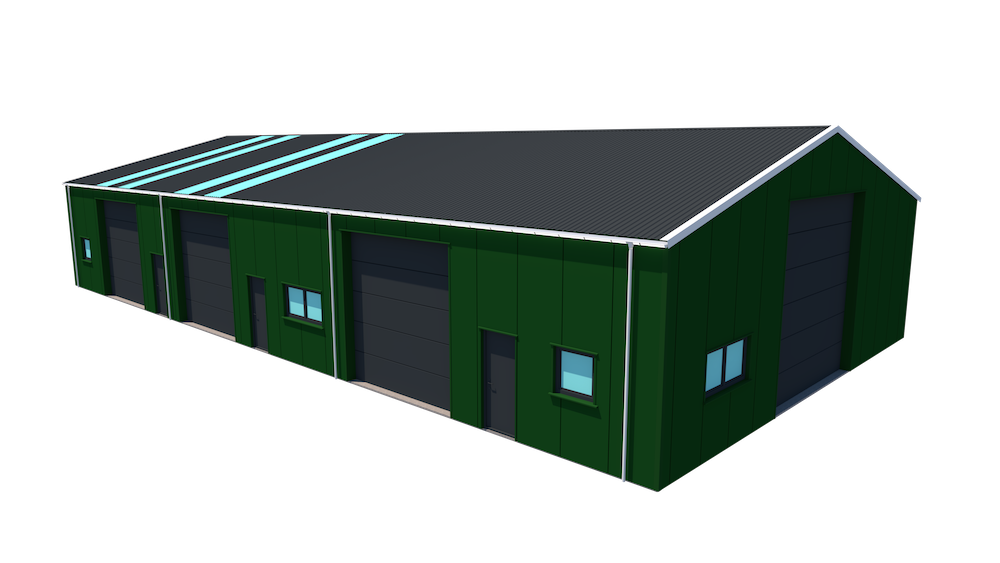 loods 10 x 18 x 4 meter