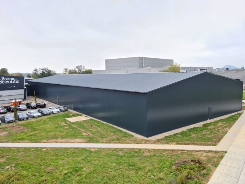 bedrijfsloods bouwen finish building