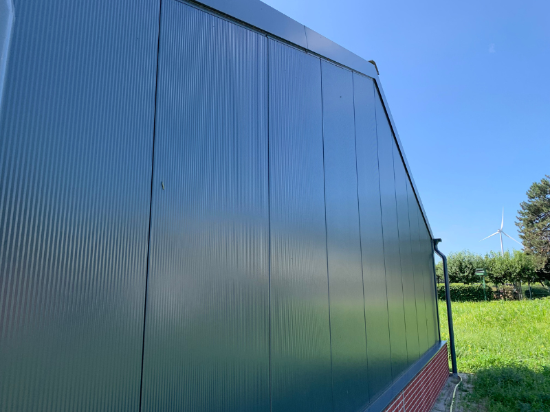 geisoleerde loods bouwen finish building