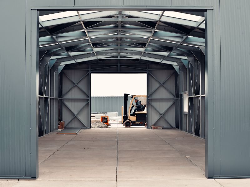 Fundering voor een prefab stalen schuur