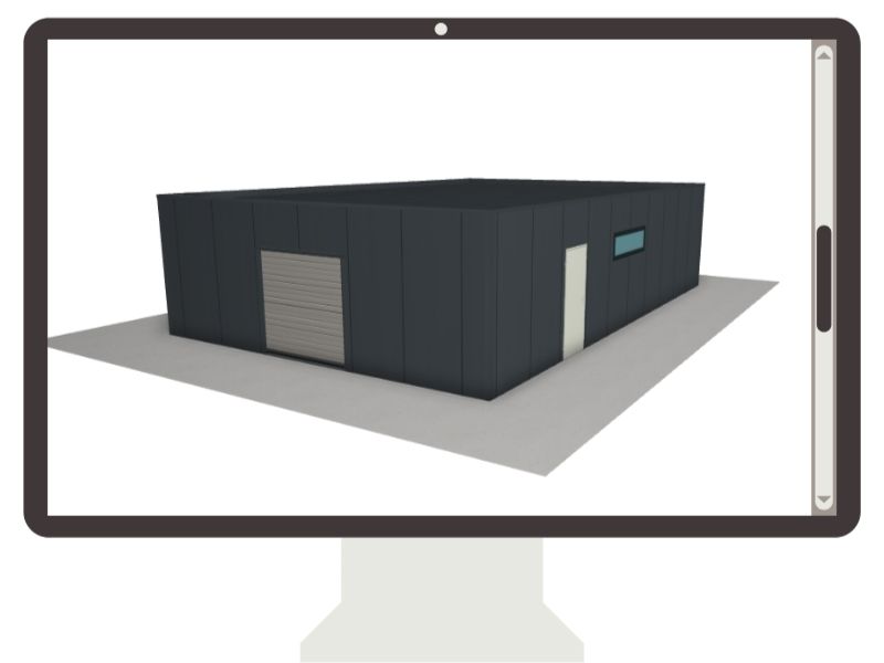 Prefab garage ontwerpen in de 3D-configurator